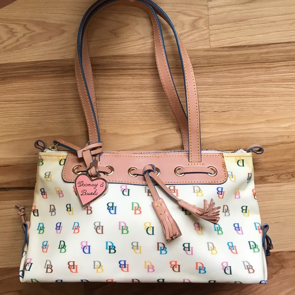 Authentic Dooney & Burke Purse *note staining*