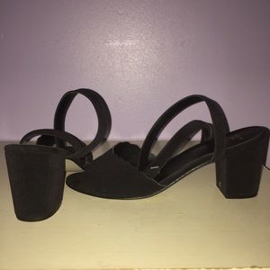 American Apparel Wooden Heel Sandal