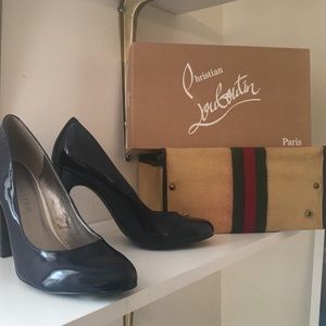 Blue Patent Leather Pumps The Limited Collection