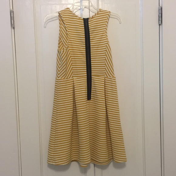 Yellow Striped Dress - Picture 2 of 2