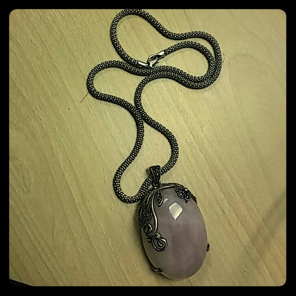 Rose Quartz charm .925