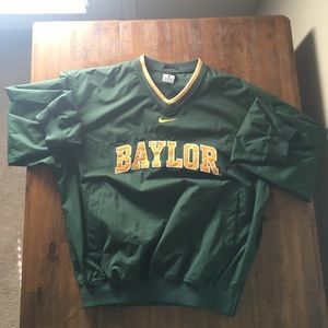 Baylor x Nike pullover rain jacket