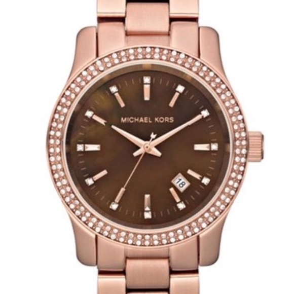 Rose Gold- Michael Kors Watch - Great Condition!