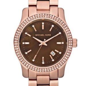 Rose Gold- Michael Kors Watch - Great Condition!