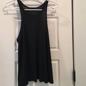 Ribbed black tank