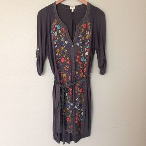 Anthro embroidered tunic by TINY