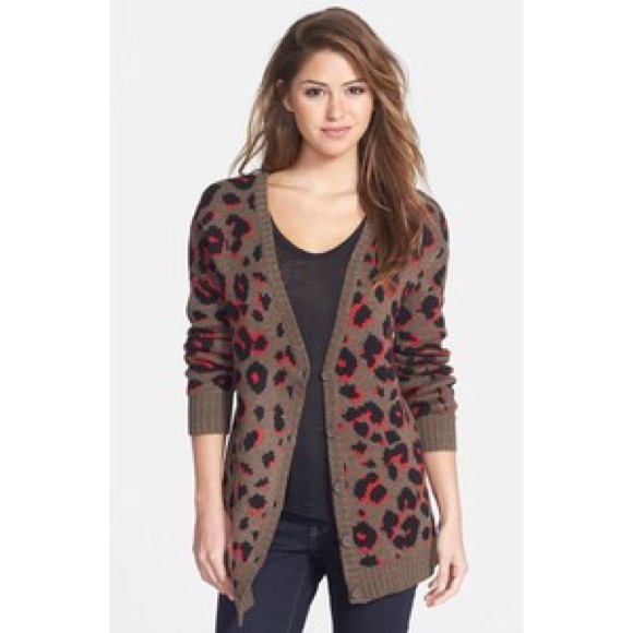 Olive & Oak Cheetah Cardigan