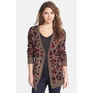 Olive & Oak Cheetah Cardigan