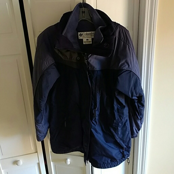 navy blue columbia jacket womens