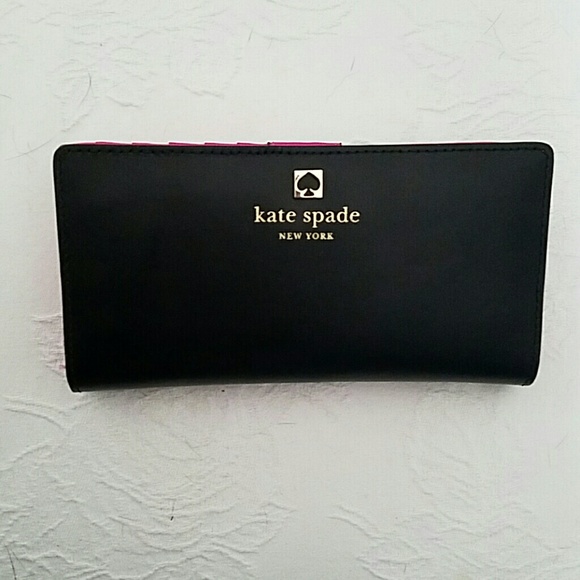 Kate Spade Black and Pink Wallet