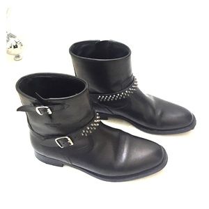 Saint Laurent studded ankle boots size 41