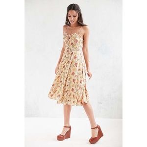 Midi floral dress from Urban Outfitters