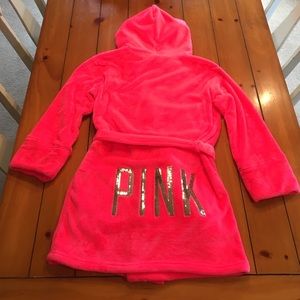 Victoria's Secret PINK plush bathrobe xs