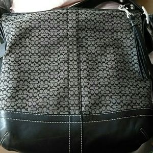 Coach convertible cross body or shoulder bag