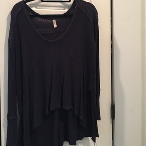 Navy Free People Light Sweater