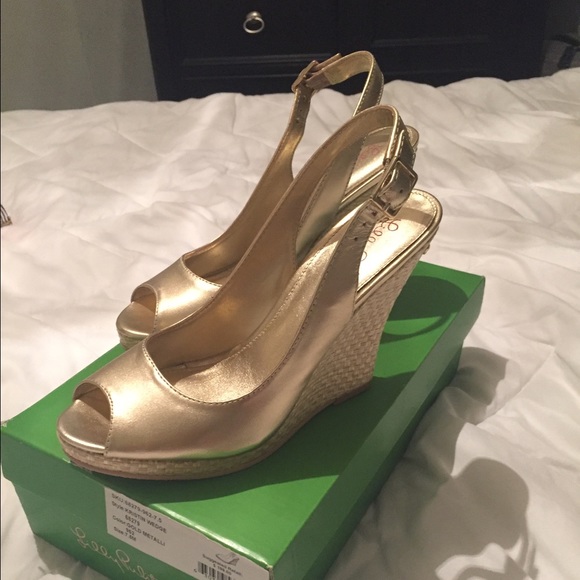 Lilly Pulitzer Kristin Wedges - Picture 1 of 1