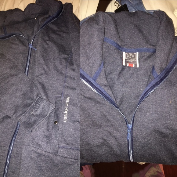 Helly Hanson Navy Athletic Quarter Length Jacket - Picture 1 of 1