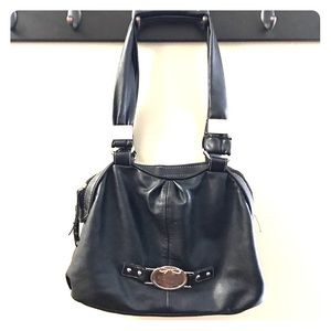 Genna de Rossi black leather purse