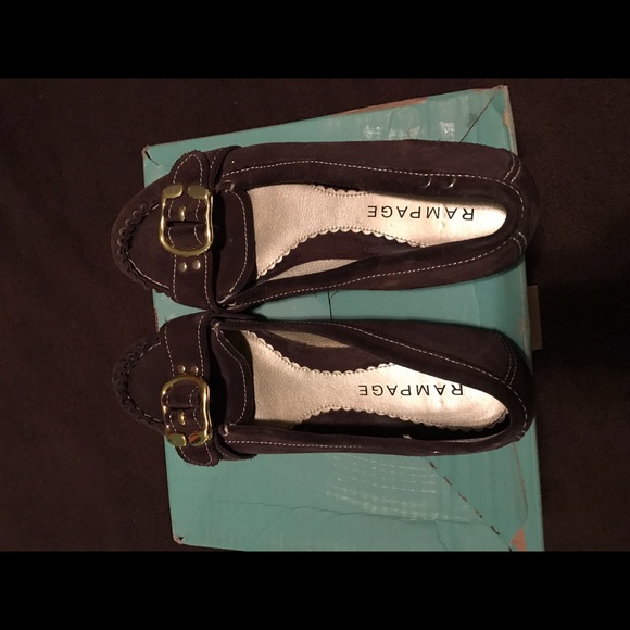 Brown rampage loafers