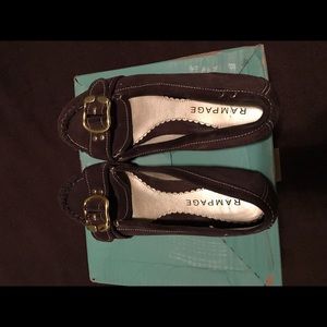 Brown rampage loafers