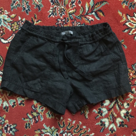 Vince linen shorts.