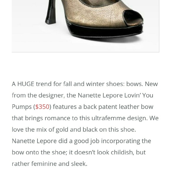 Nanette Lepore 'Lovin You' Heels  Size 8.5 GUC - Picture 4 of 5