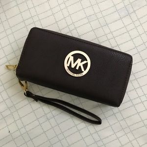 Brown Wristlet Wallet