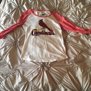 VS PINK STL Cardinals Size M Baseball Tee