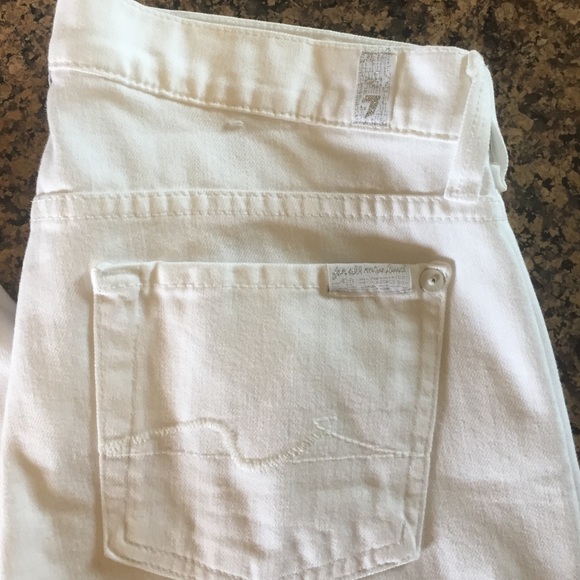 7 for all mankind white pants