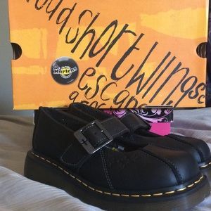 Dr. Martens Mary Janes, black, airwalk. Never worn