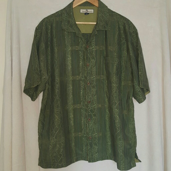 Tommy bahama 100% silk shirt