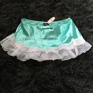 Victoria's Secret panty cover mini skirt