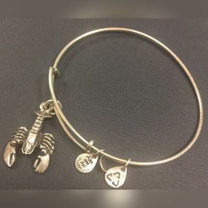 Alex and Ani Lobster Charm Bangle