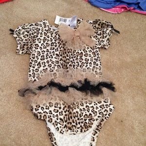 Leopard onesie
