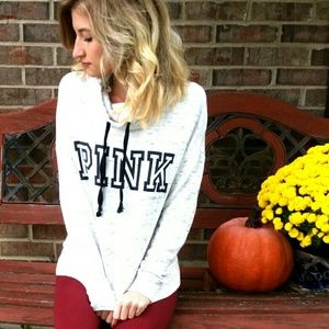 PINK cowl neck sweater!!