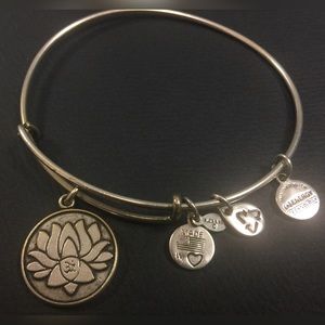 Alex and Ani Lotus Bangle