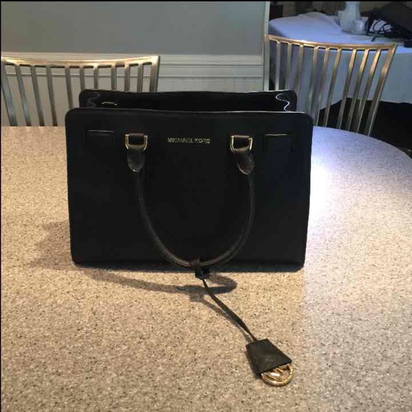 Black Saffiano Leather Michael Kors Bag
