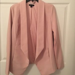 H by Halston blush pink blazer sz 6