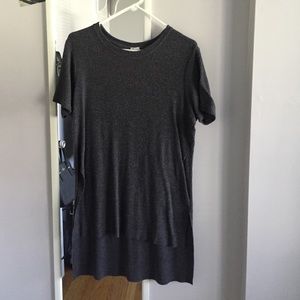 BRANDY MELVILLE DARK GREY HI-LO TOP