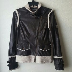 Affliction black premium size small jacket