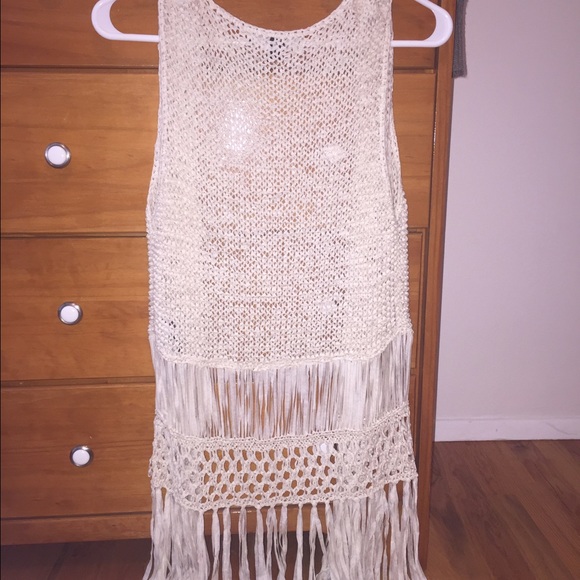 Knit (Sleeveless) Cardigan - Picture 2 of 2