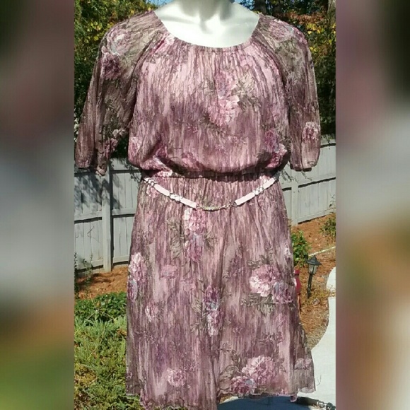 Floral print dress