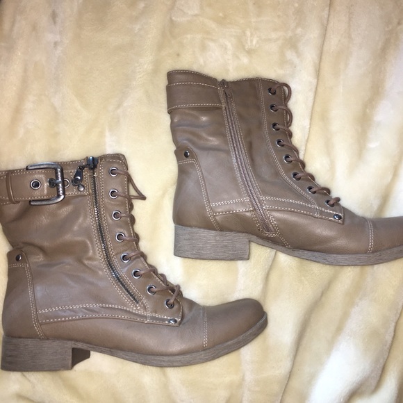 G by Guess Combat Boots