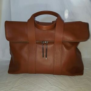 3.1 Phillip Lim 31 Hour camel tan leather tote bag