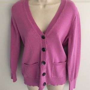 Adrienne Vittadini cardigan, medium.