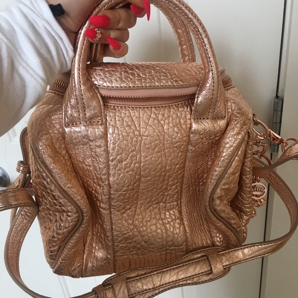 NWT 100% authentic Alexander Wang rose gold Rockie