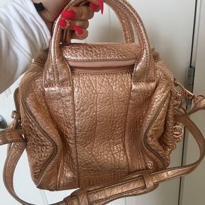 NWT 100% authentic Alexander Wang rose gold Rockie