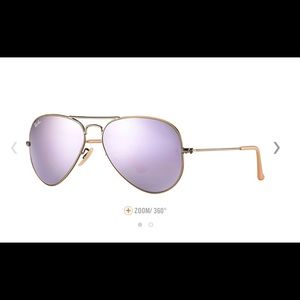 Ray Ban Lilac Flash Lenses