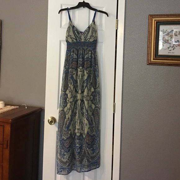 She's Cool long spaghetti strap dress, long