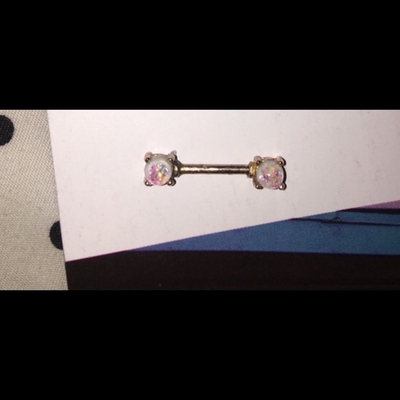 Straight bar nipped rings RESERVED